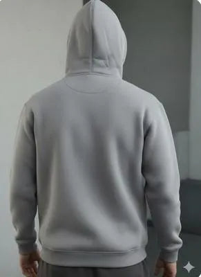 Men’s Premium Fleece Hoodie with Built-In Face Mask