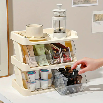 3 Layer Kitchen Counter Storage Organizer