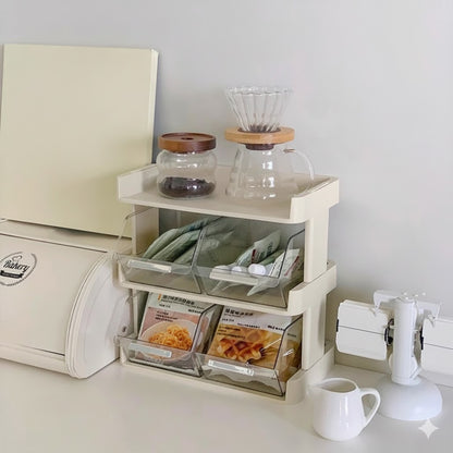 3 Layer Kitchen Counter Storage Organizer