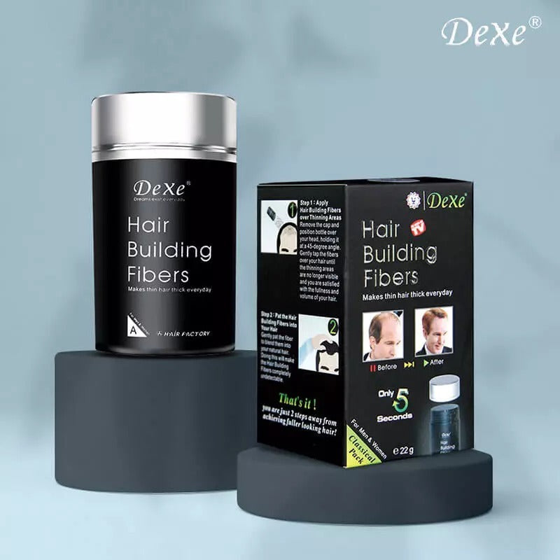 Imported Dexe Hair Building Fibers With  spray