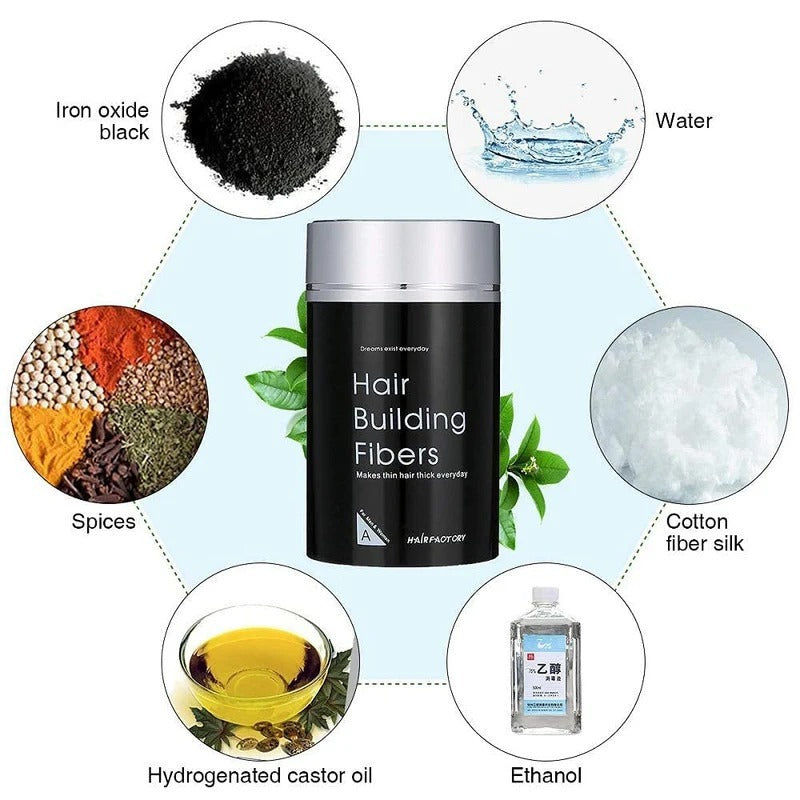 Imported Dexe Hair Building Fibers With  spray